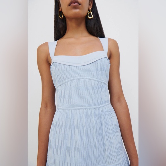 ‼️PRICE DROPPED‼️ Jonathan Simkhai Celeste plisse midi dress - Picture 4 of 14